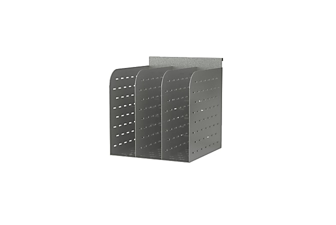 Mayline® Even™ File Holder, 6 3/8"H x 6 7/16"W x 6 1/2"D, Silver