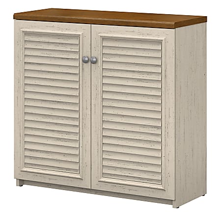 Bush Furniture Fairview Small Storage Cabinet With Doors,