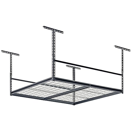 Edsal Muscle Rack™ Steel Ceiling Storage Rack, 1-Shelf, 28”H x 47"W x 47"D, Silver-Vein