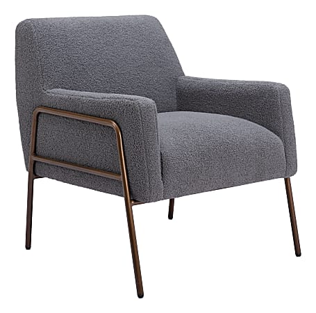 Zuo Charleston Accent Chair, Gray