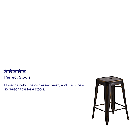 Distressed metal counter new arrivals stools