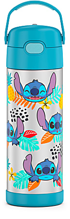 Thermos Funtainer Vacuum Insulated Stainless Steel Water Bottle With Spout, 16 Oz, Teal
