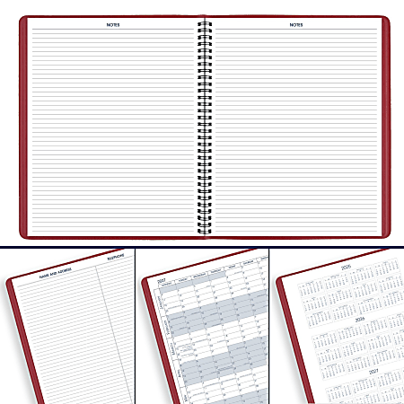 AT-A-GLANCE 2022 Monthly Planner By AT-A-GLANCE, 9 X 11 Large Contemporary Merlot 70250x50 - View #5