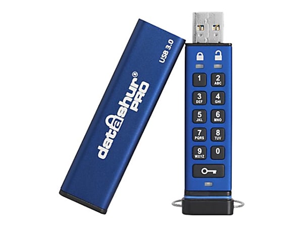 iStorage datAshur PRO - USB flash drive - encrypted - 4 GB - USB 3.0