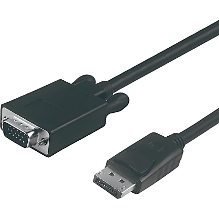 VisionTek DisplayPort to VGA Meter Cable MM DisplayPort to VGA