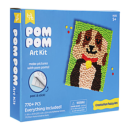 Little Yellow Bicycle&reg; Dog Pom Art Kit