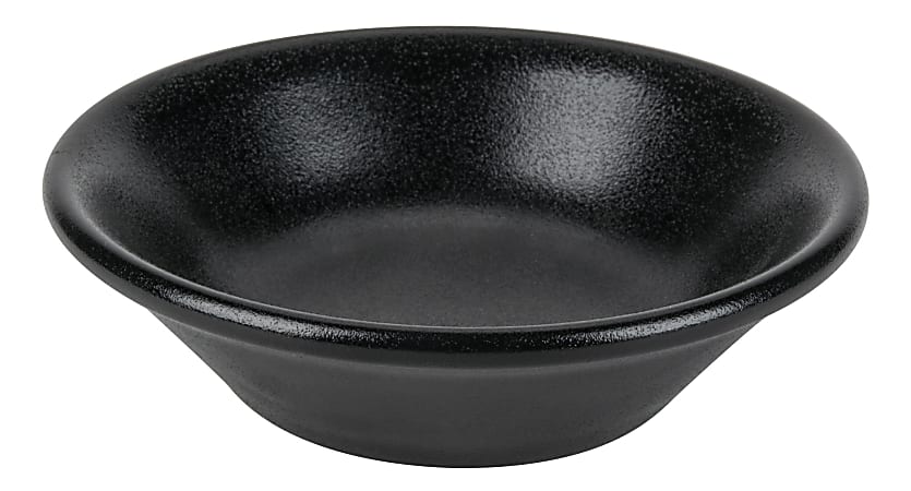 Hall China Foundry™ Fruit Bowls/Monkey Dishes, 4.5 Oz, 4 1/4", Black, Pack Of 24 Bowls