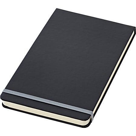 Oxford™ Idea Collective® Top-Bound Wide-Ruled Journal, 5" x 8-1/4", 120 Sheets, Black