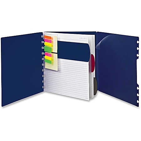 TOPS® Ampad Versa Crossover Notebook, 8 1/2" x 11", 60 Sheets, Navy
