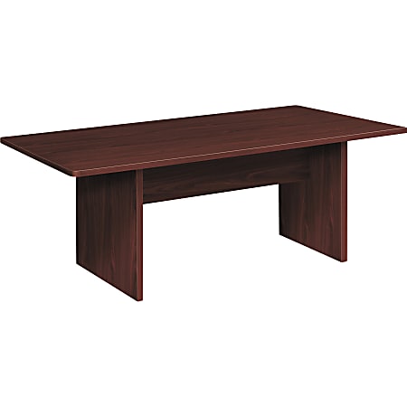 HON Foundation Conference Table - 72" x 36" , 1" Table Top, 1" Table Base - Material: Thermofused Laminate (TFL) - Finish: Mahogany