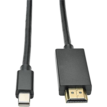 Tripp Lite Mini DisplayPort to HDMI Active Adapter Cable, 6', Black