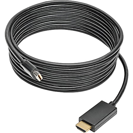 Tripp Lite Mini DisplayPort to HDMI Active Adapter Cable 6 Black ...