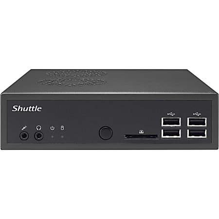 Shuttle Scala Certified DS81I5SCLA - Digital signage player - Intel Core i5 - RAM 4 GB - SSD - 120 GB - Windows 7 Embedded - black