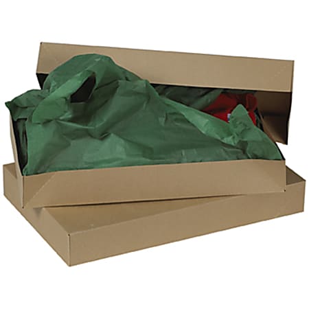 Partners Brand Kraft Apparel Boxes 11 1/2" x 8 1/2" x 1 5/8", Case of 100