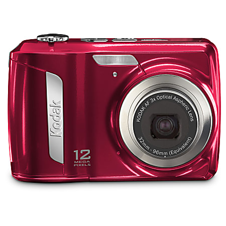 Kodak® EasyShare C143 12.0-Megapixel Digital Camera, Red