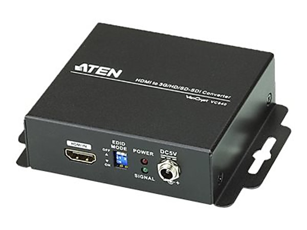 VanCryst VC840 HDMI to 3G/HD/SD-SDI Converter-TAA Compliant - Functions: Video Conversion - 2048 x 1080 - SDI - Audio Line Out - 1 Pack - Mountable