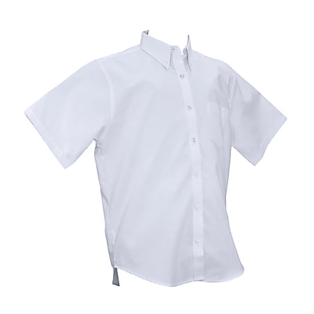 Royal Park Ladies Uniform, Short-Sleeve Oxford Polo Shirt, Small, White