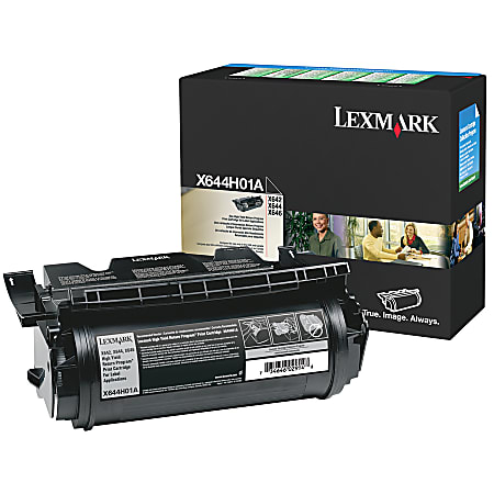 Lexmark™ X644H01A Black Return Program Toner Cartridge