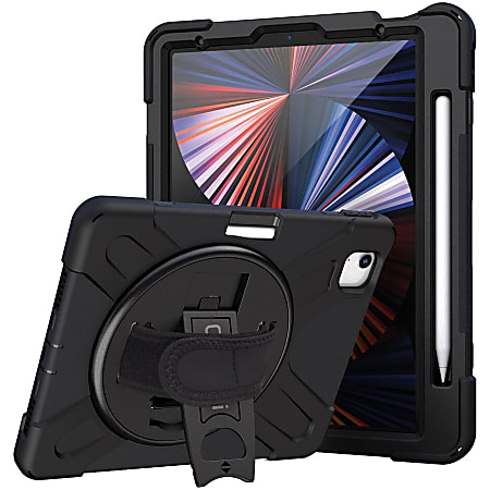 CODi Rugged Carrying Case for 11" Apple iPad Pro (Gen 2, 3, and 4) Tablet - Black - Drop Resistant, Shock Absorbing, Bump Resistant, Shock Absorbing
