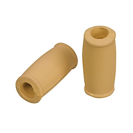 DMI® Regular Crutch Hand Grips, Beige, Pack Of 12