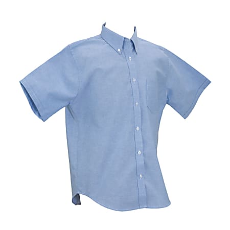 Royal Park Ladies Uniform, Short-Sleeve Oxford Polo Shirt, X-Small, Blue