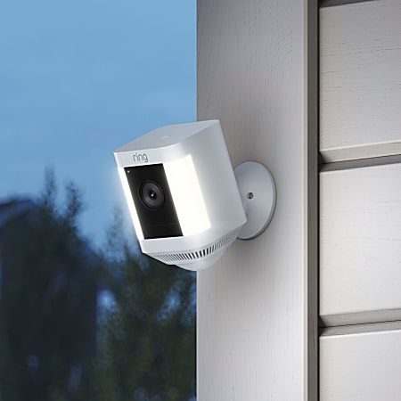 Ring Spotlight Cam Plus Battery 5.05 H x 2.5 W x 1.08 D White