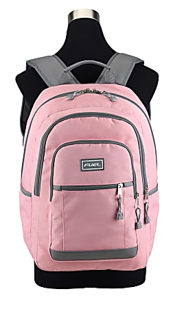 Fuel Rider Sport Bungee Backpack With 15.5 Laptop Compartment Pink Office Depot