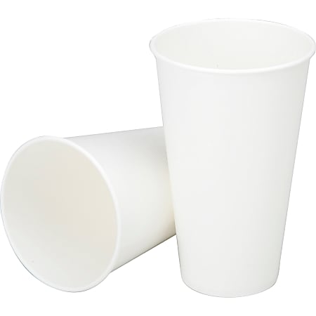 SKILCRAFT® Paper Hot Cups, 12 Oz, White, Box
