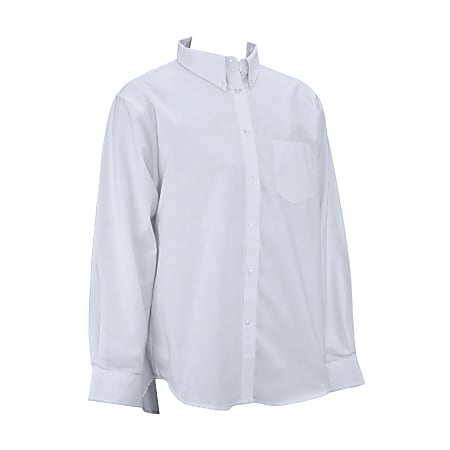 Royal Park Ladies Uniform, Long-Sleeve Oxford Polo Shirt, X-Small, White