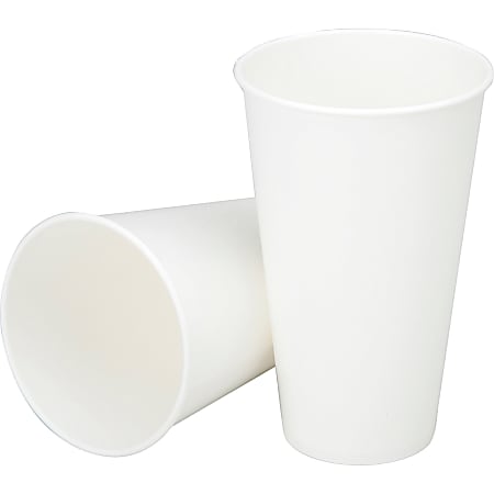 SKILCRAFT® Paper Cold Cups, 12 Oz, White, Case Of 2,500 (AbilityOne 7350-00-641-4592)