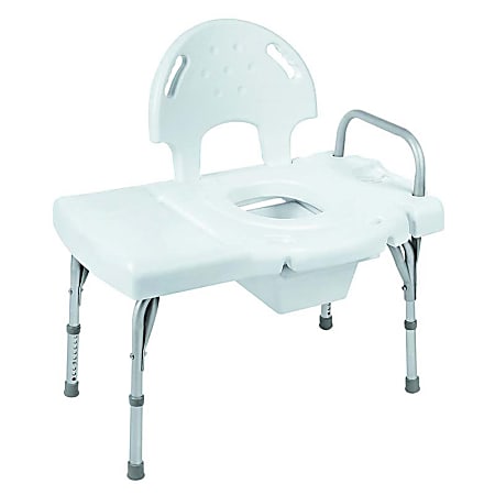 Invacare® I-Class™ Blow-Molded Transfer Bench With Built-In Commode