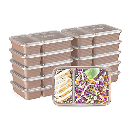 1 Compartment Meal Prep Food Containers (10 Pack)