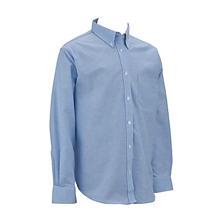 Royal Park Ladies Uniform, Long-Sleeve Oxford Polo Shirt, Small, Blue