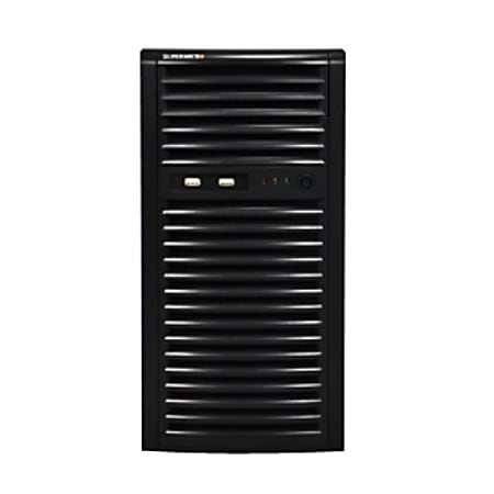 Supermicro SuperChassis SC731D-300B Chassis - Mini-tower - 7 Bays - 300W - Black