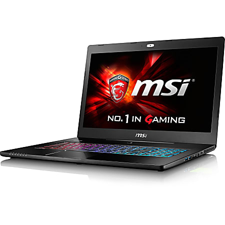 MSI GS72 Stealth Pro 4K-202 17.3" Performance/ Gaming Laptop - Intel Core i7 (6th Gen) i7-6700HQ Quad-core (4 Core) 2.60 GHz - Aluminum Black