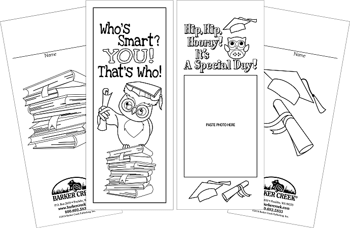 Barker Creek Bookmark Duets, Celebrate Graduation, Pack Of 60