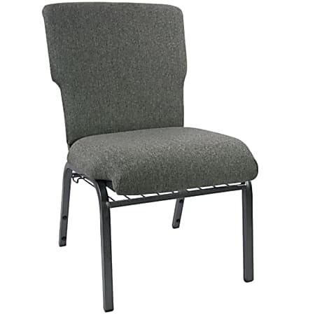 Flash Furniture Advantage Discount Church Chair, Charcoal Gray/Silver Vein