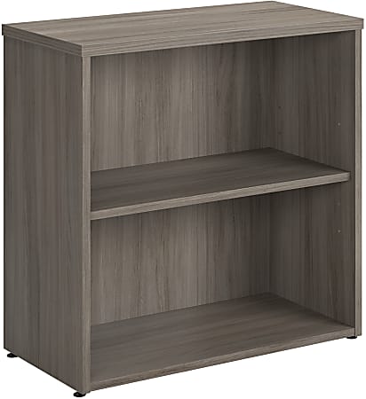 Sauder® Affirm 30”H 2-Shelf Bookcase, Hudson Elm