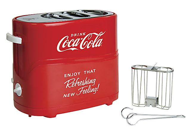 Nostalgia Electrics Coca-Cola®&nbsp;Pop-Up Hot Dog Toaster, Red