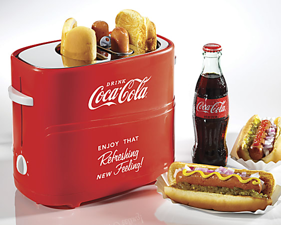 Nostalgia Electrics Coca Cola Pop Up HOT DOG TOASTER