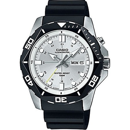 Casio MTD1080-7AV Wrist Watch - Men - Casual - Blue Glow - Analog - Quartz