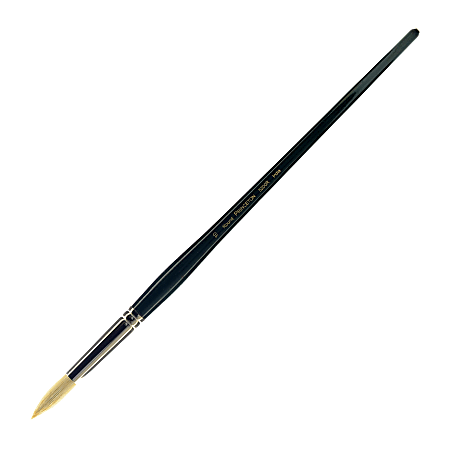 Princeton Series 5200 Ashley Paint Brush, Size 10, Round Bristle, Hog Hair, Blue