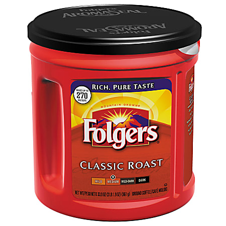 Folgers® Coffee, Regular, 39 Oz. Can