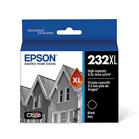 Epson® Claria T232XL Black High-Yield Ink Cartridge, T232XL120-S