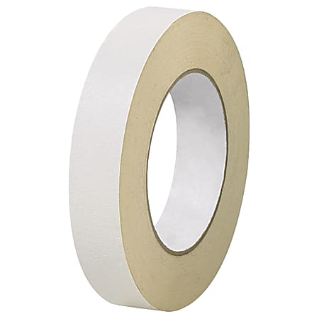 Partners Brand Industrial Double Coated Crepe Tape, 1" x 36 Yd., Off White, Case Of 3
