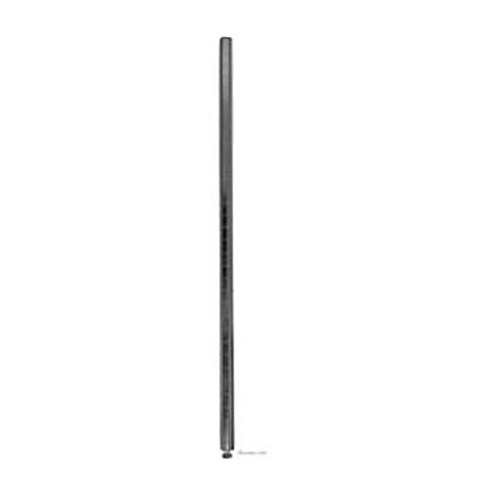 Focus Foodservice Chrome-Plated Shelf Post, 74", Silver