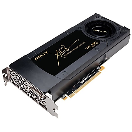 PNY GeForce GTX 960 Graphic Card - 1.13 GHz Core - 1.18 GHz Boost Clock - 2 GB GDDR5 - Dual Slot Space Required