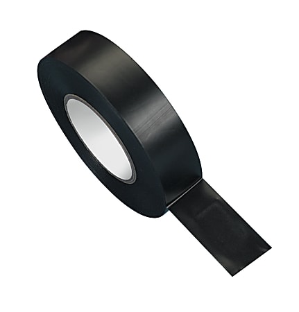 Partners Brand Electrical Tape, 3/4" x 20 Yd., Black, Case Of 10