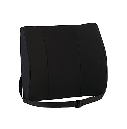 Sitback Rest™ Lumbar Support Cushion, 13"H x 14"W x 5"D, Black