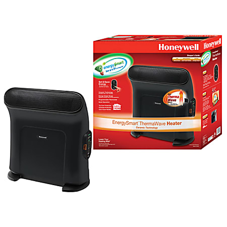 Honeywell HZ-860 EnergySmart ThermaWave Heater - Ceramic - Black